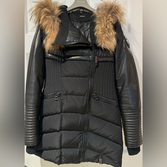 Rudsak leather sleeves winter jacket, size XS - Picture 1 of 4